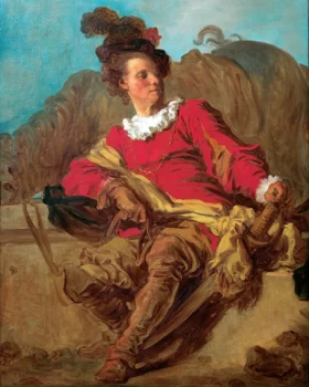 Jean-Claude Richard, Abbot of Saint-Non, Dressed 'a l'Espagnole' 1769