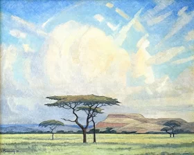 Landscape with Acacias and Clouds