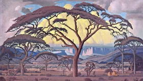 Placeholder-PC0491 Thorn Tree at Dusk
