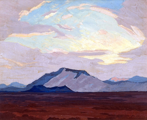 Landscape with Mountains