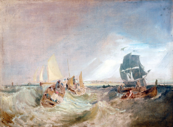 Shipping at the Mouth of the Thames 1806 으로, 캔버스에 유화 재현 Shipping at the Mouth of the Thames 1806