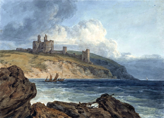 Dustanborough Castle 으로, 캔버스에 유화 재현 Dustanborough Castle