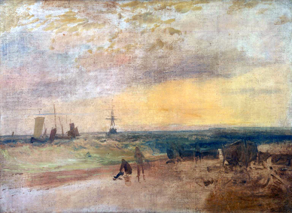 Coast Scene with Fishermen and Boats