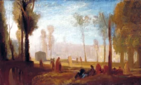 Portrait of James Christie Rouen- A View from the Left Bank in the Faubourg St-Sever