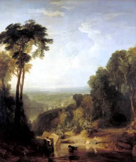 Richard Paul Jodrell 1774 Crossing the Brook