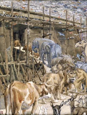 The animals Enter the Ark