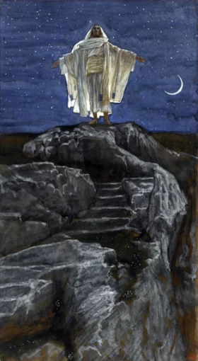 L'Odalisque, harmonie bleue Jesus Goes Up Alone onto a Mountain to Pray