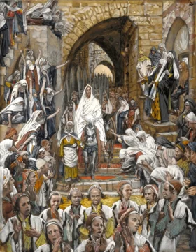 Woman with a Veil The Procession In the Streets of Jerusalem
