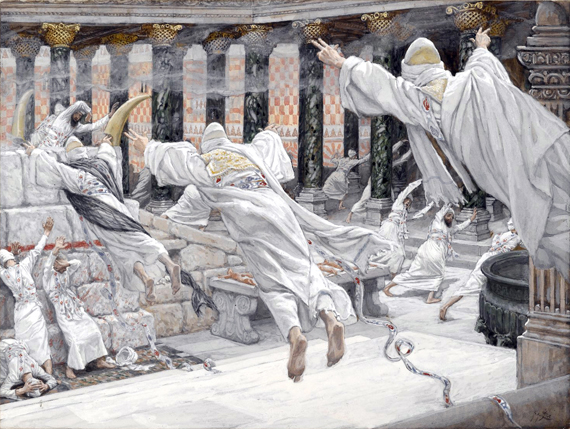 The Dead Appear In the Temple 으로 제임스 티소, 캔버스에 유화 재현 The Dead Appear In the Temple