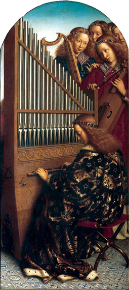 6. The Ghent Altarpiece Angel Musicians