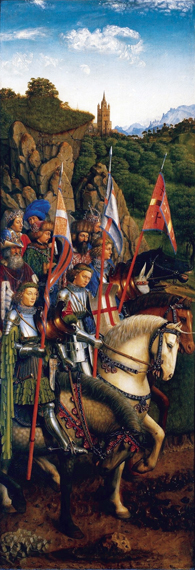 9. The Ghent Altarpiece Knights of Christ