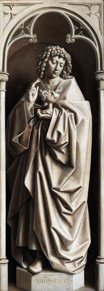 19. The Ghent Altarpiece closed John the Evanglist