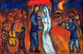 Les Mariés Sous le Baldaquin