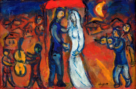 Les Mariés Sous le Baldaquin
