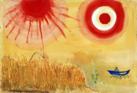 St Francis in Prayer before the Crucifix A Wheatfield on a Summer's Afternoon 1942