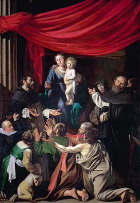 Kiss By The Window Madonna of the Rosary