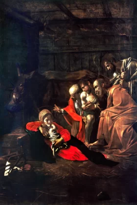 The Yellow Log Adoration by the shepherds 1609