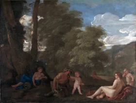 Nymphs and a Satyr