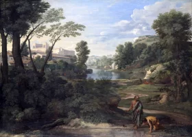 Diogenes throwing his bowl 1653