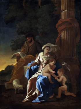 The Holy Family with the Young John