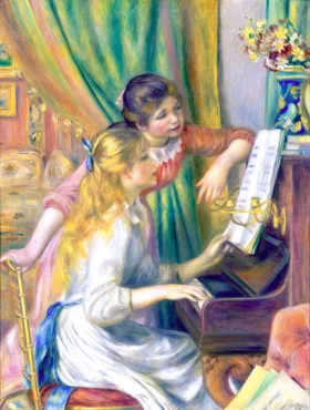Young Girls at the Piano 1892