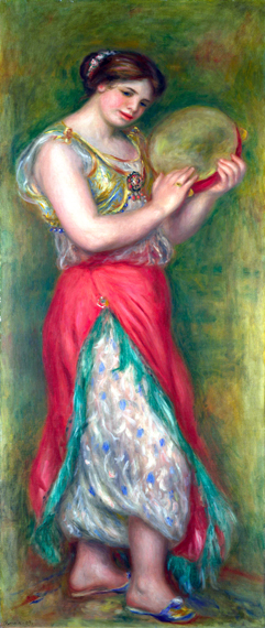 Dancing Girl with Tambourine