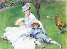Madame Monet and Her Son 1878