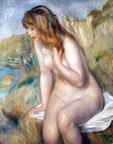 Bather Seated on a Rock