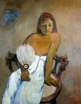 Young Girl with Fan