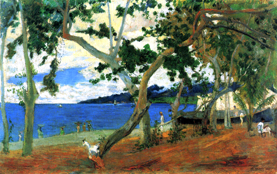 By the Seashore, Martinique 으로 폴 고갱, 캔버스에 유화 재현 By the Seashore, Martinique