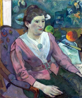 The Stevedores In Arles Woman in Front of a Still Life By CéZanne