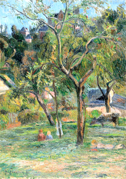 An Orchard Under the Church of Bihorel