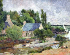 Washerwomen At Pont