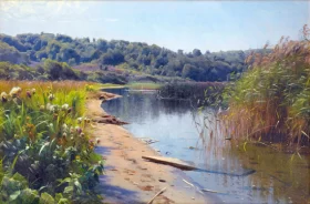 Summer Reflections on a Lake, Silkeborg