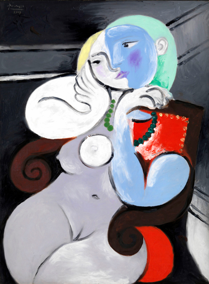 Nude Woman in a Red Armchair
