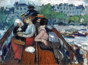Le Saule Sur L'impériale Traversant la Seine