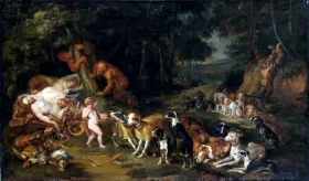 Paysage avec un voyageur au repos Sleeping Diana