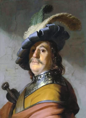 Placeholder-000215 A man in a gorget and cap