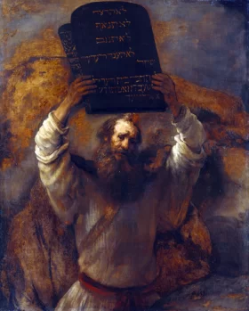 Moses with the Ten Commandments 1659