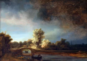 Landscape with a Stone Bridge 1638