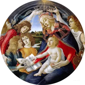 River Landscape with Ruin and Bridge 1762 Madonna of the Magnificat 1483
