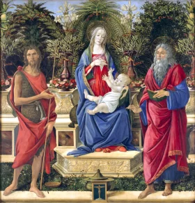 Boy with a Carrot 1738 Madonna with Saints