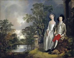 Heneage Lloyd and his sister 1750