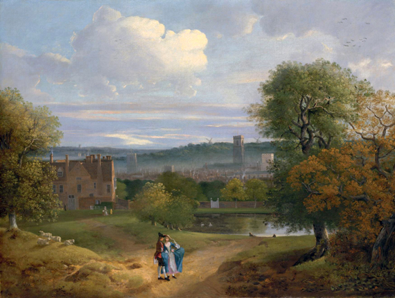 View of Ipswich from Christchurch Park
