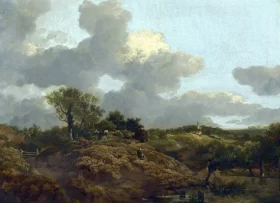 Wooded Landscape with Herdsman Seated