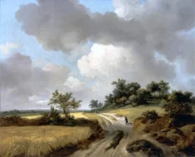 Landscape with figures on a path