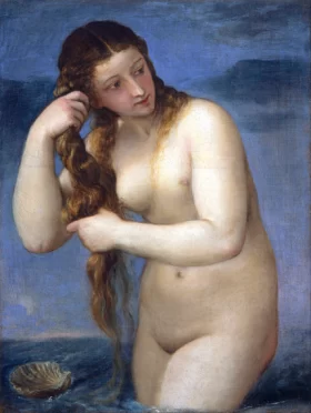 Washerwomen on the shore of Lake Geneva, 1889 Venus Rising from the Sea ('Venus Anadyomene') 1520