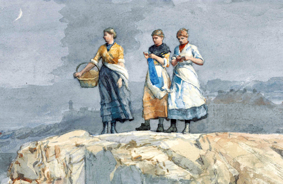 Where are the Boats 1883 으로 윈슬로우 호머, 캔버스에 유화 재현 Where are the Boats 1883