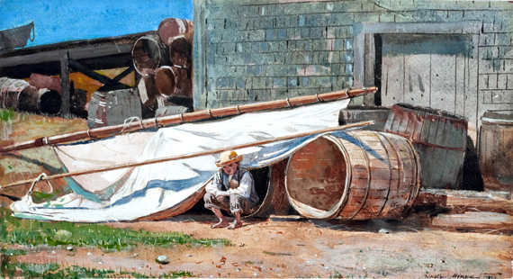 Boy in a Boatyard 1873