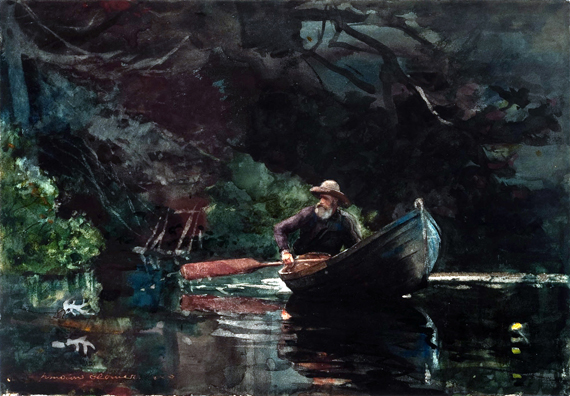The Guide, 1889 으로 윈슬로우 호머, 캔버스에 유화 재현 The Guide, 1889